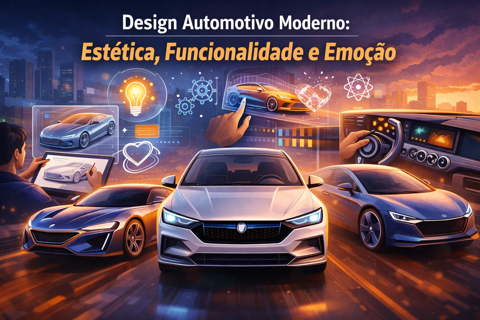 Design Automotivo Moderno: Estética, Funcionalidade e Emoção